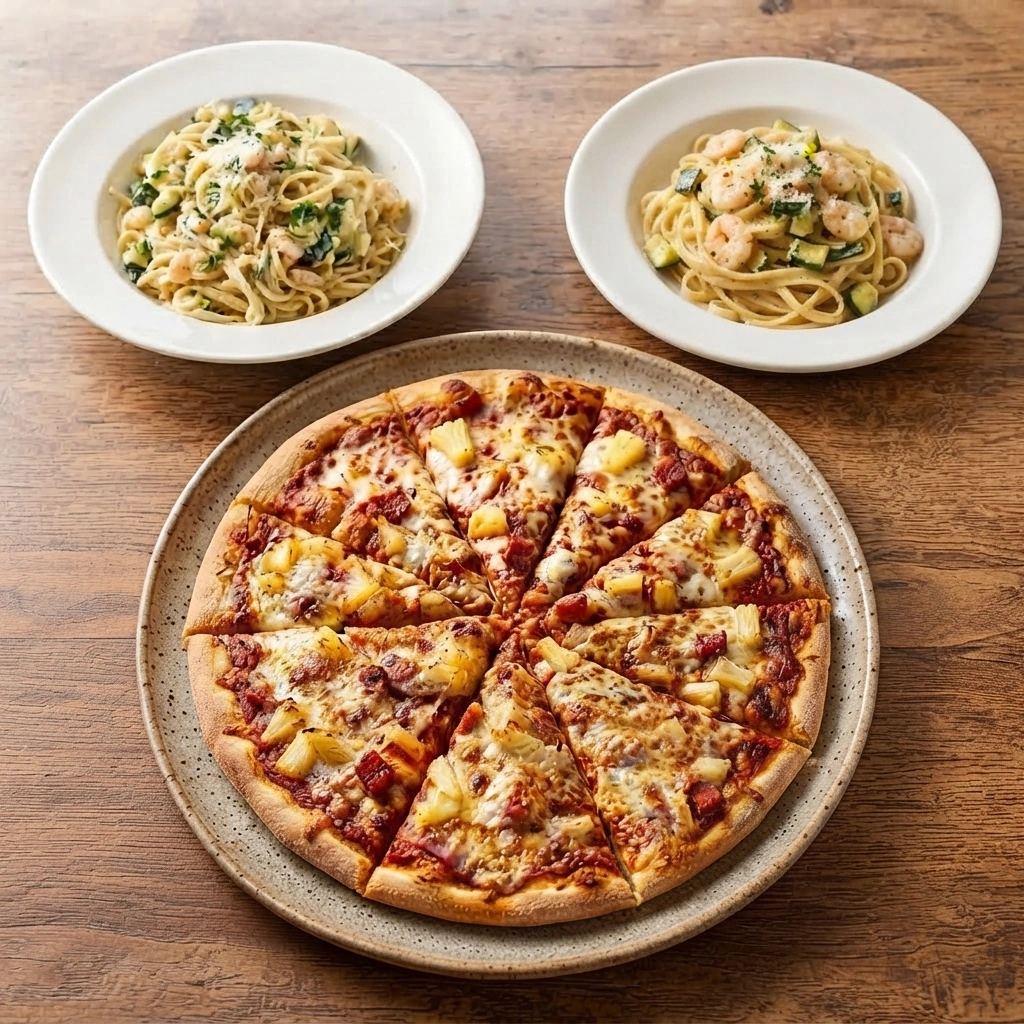 Mondo Special combo with pizza, garlic bread sticks, tiramisu and pop at Mondo Pizza Edmonton